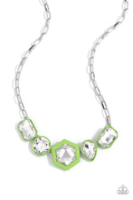 Load image into Gallery viewer, Evolving Elegance Green Necklace