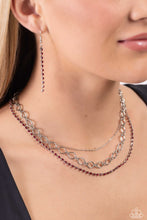 Load image into Gallery viewer, Tasteful Tiers Red Necklace