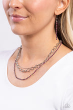 Load image into Gallery viewer, Tasteful Tiers Pink Necklace