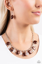 Load image into Gallery viewer, Welcome to BALL Street Brown Necklace
