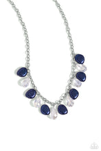 Load image into Gallery viewer, Welcome to BALL Street Blue Necklace