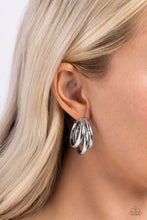 Load image into Gallery viewer, HOOP of the Day Silver Earrings