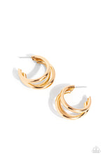 Load image into Gallery viewer, HOOP of the Day Gold Hoop Earrings