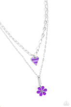 Load image into Gallery viewer, Childhood Charms Purple Necklace
