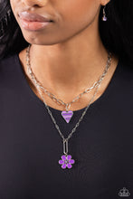 Load image into Gallery viewer, Childhood Charms Purple Necklace