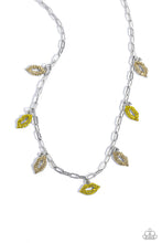 Load image into Gallery viewer, KISS the Mark Yellow Necklace