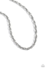 Load image into Gallery viewer, Braided Ballad Silver Necklace