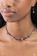 Load image into Gallery viewer, Carved Confidence Purple Choker