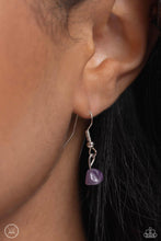 Load image into Gallery viewer, Carved Confidence Purple Choker