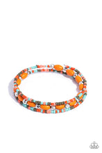 Load image into Gallery viewer, For WOOD Measure Orange Coil Bracelet