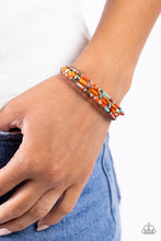 Load image into Gallery viewer, For WOOD Measure Orange Coil Bracelet