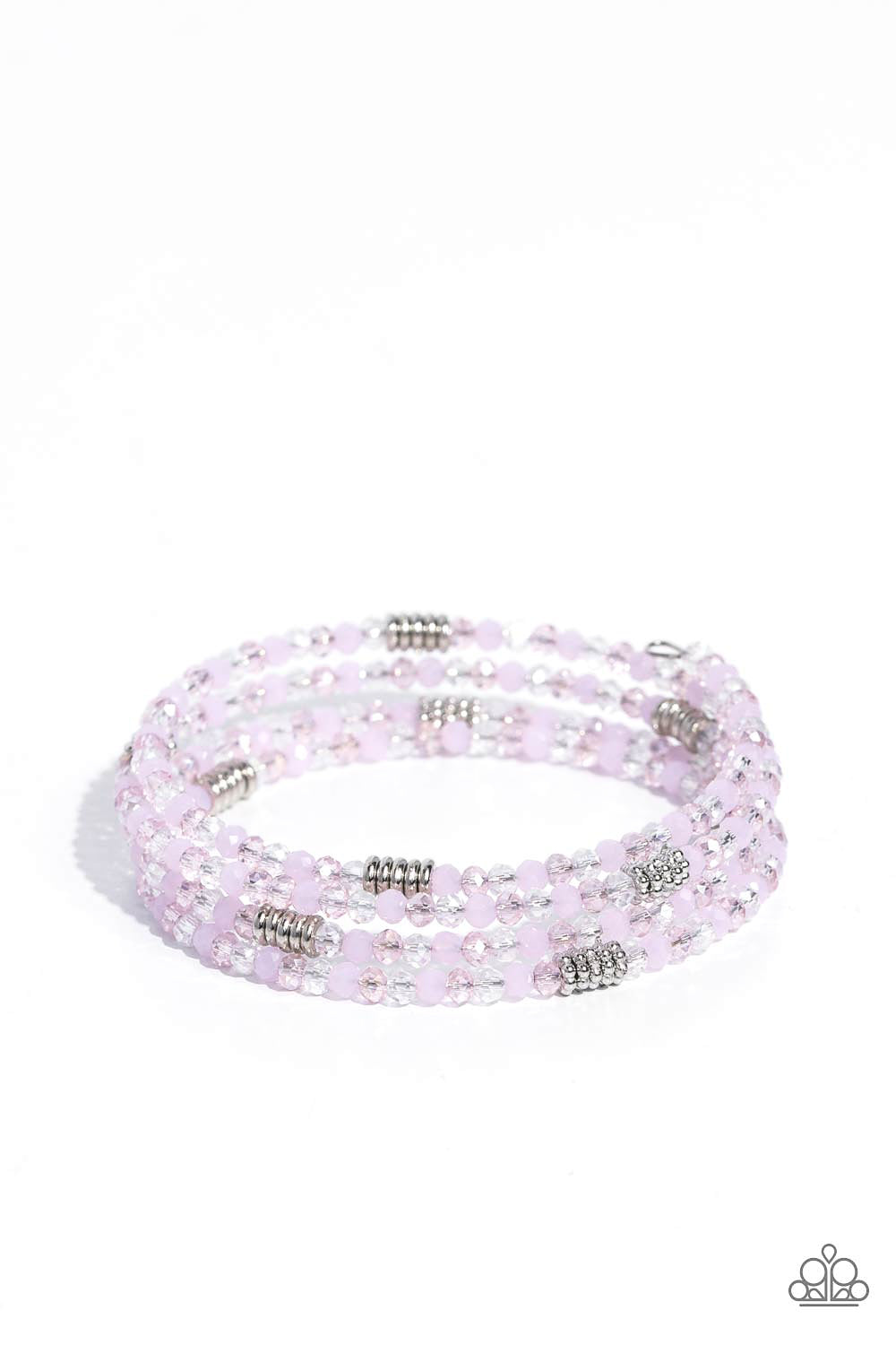 Dreamy Debut Pink Coil Bracelet