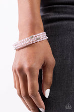 Load image into Gallery viewer, Dreamy Debut Pink Coil Bracelet