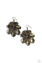 Load image into Gallery viewer, Hinging Hallmark Brass Earrings