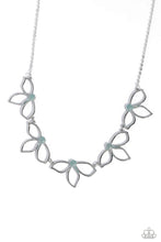 Load image into Gallery viewer, Petal Pageantry Blue Necklace