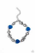 Load image into Gallery viewer, I Can Feel Your Heartbeat Blue Bracelet