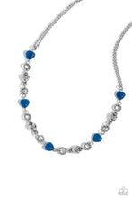 Load image into Gallery viewer, My HEARTBEAT Will Go On Blue Necklace
