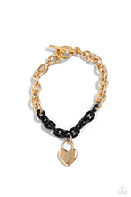 Load image into Gallery viewer, Locked in Love Black Bracelet