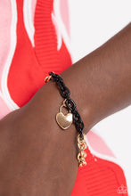 Load image into Gallery viewer, Locked in Love Black Bracelet