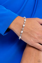 Load image into Gallery viewer, Particularly Pronged White Bracelet