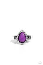 Load image into Gallery viewer, Scalloped Showcase Purple Skinny Band