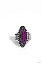 Load image into Gallery viewer, Oblong Occasion Purple Ring