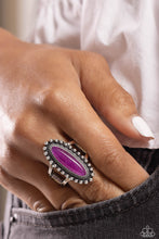 Load image into Gallery viewer, Oblong Occasion Purple Ring