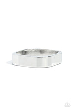 Load image into Gallery viewer, Boss Babe Basic Silver Hinged Bracelet