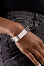 Load image into Gallery viewer, Boss Babe Basic Silver Hinged Bracelet