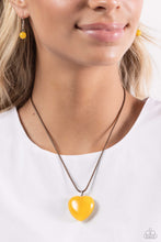 Load image into Gallery viewer, Serene Sweetheart Yellow Necklace