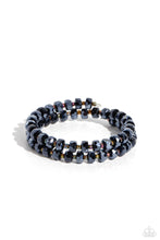 Load image into Gallery viewer, Seriously Stellar Blue Coil Bracelet