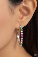 Load image into Gallery viewer, Triangular Tapestry Multi Hoop Earrings