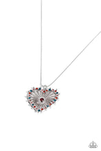 Load image into Gallery viewer, Flirting Ferris Wheel Red Necklace