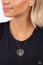 Load image into Gallery viewer, Flirting Ferris Wheel Red Necklace