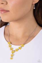 Load image into Gallery viewer, Flowering Feature Yellow Necklace