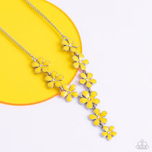 Load image into Gallery viewer, Flowering Feature Yellow Necklace