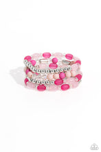 Load image into Gallery viewer, Glassy Gait Pink Bracelet