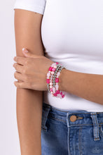 Load image into Gallery viewer, Glassy Gait Pink Bracelet