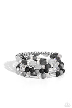 Load image into Gallery viewer, Glassy Gait Black Bracelet