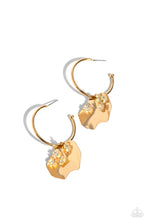 Load image into Gallery viewer, Majestic Mermaid Gold Hoop Earrings
