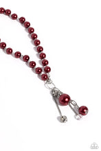 Load image into Gallery viewer, White Collar Welcome Red Necklace