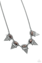 Load image into Gallery viewer, Scintillating Shimmer Silver Necklace