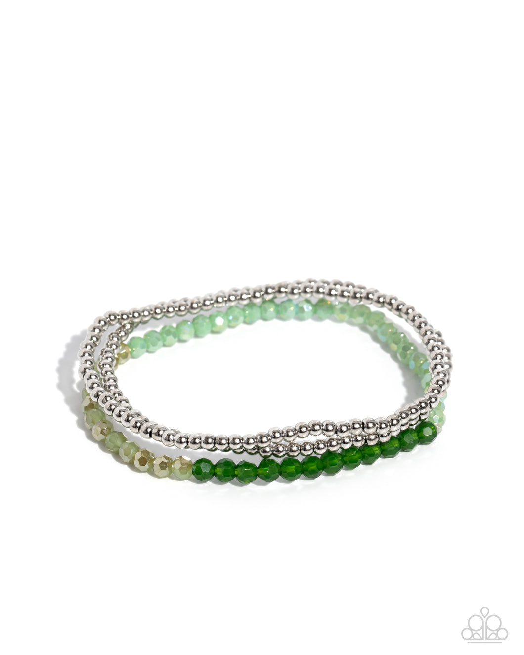 Backstage Beading Green Bracelet