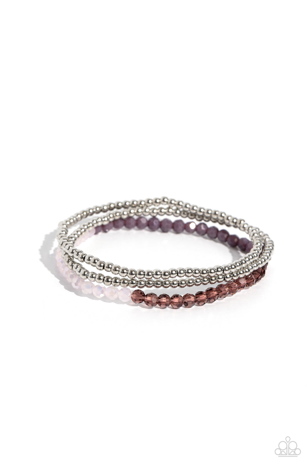 Backstage Beading Purple Bracelet