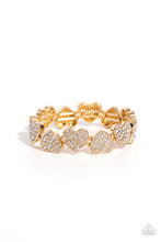 Load image into Gallery viewer, Headliner Heart Gold Bracelet