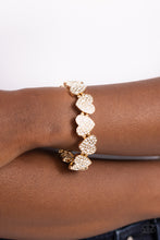 Load image into Gallery viewer, Headliner Heart Gold Bracelet