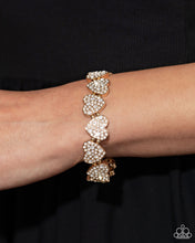 Load image into Gallery viewer, Headliner Heart Gold Bracelet