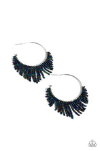 Load image into Gallery viewer, Tailored Tassel Multi Seed Bead Hoop Earrings