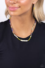 Load image into Gallery viewer, Happy to See You Yellow Necklace
