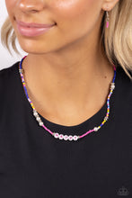 Load image into Gallery viewer, Happy to See You Pink Necklace